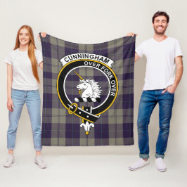 Clan Cunningham Dress Blue Dancers Tartan Pset Fleece Deken