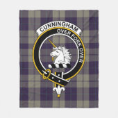 Clan Cunningham Dress Blue Dancers Tartan Pset Fleece Deken (Voorkant)