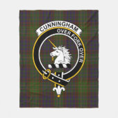 Clan Cunningham Hunting Modern Tartan Pset Fleece Deken (Voorkant)