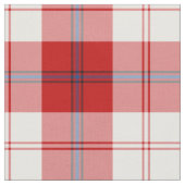 Clan Cunningham Jurk Tartan Rood Plaid Stof (Close Up)
