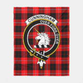 Clan Cunningham Modern Tartan Pset Fleece Deken (Voorkant)
