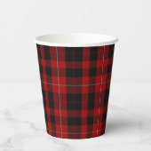 Clan Cunningham Plaid Custom Papier Cups Papieren Bekers (Achterkant)