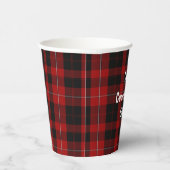 Clan Cunningham Plaid Custom Papier Cups Papieren Bekers (Rechts)