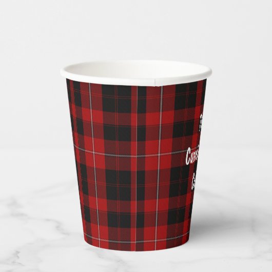 Clan Cunningham Plaid Custom Papier Cups Papieren Bekers (Rechts)
