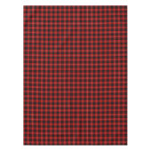 Clan Cunningham Rood en Zwart Schots Tartan Tafelkleed (Voorkant)
