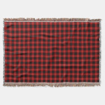 Clan Cunningham Rood en Zwart Tartan