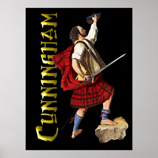 Clan Cunningham Scottish Highland Dream Poster (Voorkant)