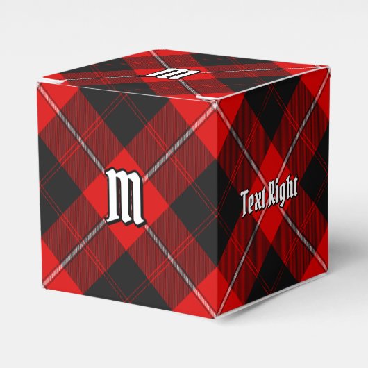 Clan Cunningham Tartan Bedankdoosjes (Voorkant Zijde)