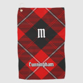 Clan Cunningham Tartan Golfhanddoek (Voorkant)