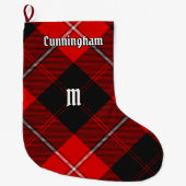 Clan Cunningham Tartan Grote Kerstsok (Voorkant)
