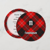 Clan Cunningham Tartan Kaart (Voorkant / Achterkant)