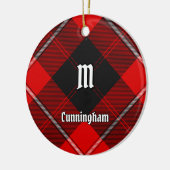 Clan Cunningham Tartan Keramisch Ornament (Links)