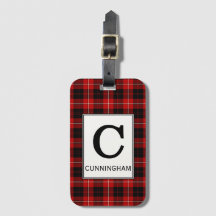 Clan Cunningham Tartan monogram