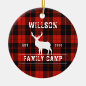 Clan Cunningham tartan plaid Scottish Patroon Keramisch Ornament (Voorkant)