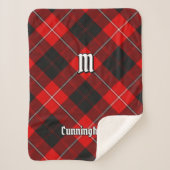 Clan Cunningham Tartan Sherpa Deken (Voorkant)