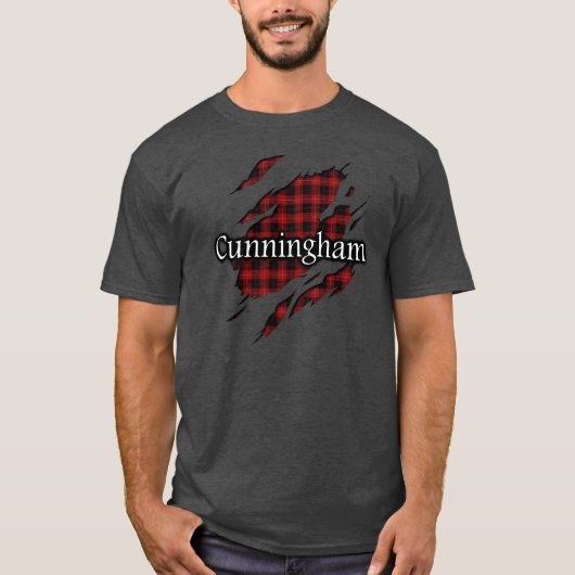 Clan Cunningham Tartan Spirit Shirt (Voorkant)
