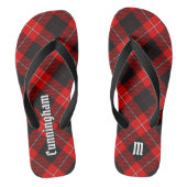 Clan Cunningham Tartan Teenslippers (Voetbed)