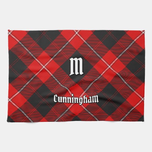 Clan Cunningham Tartan Theedoek (Horizontaal)