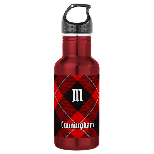 Clan Cunningham Tartan Waterfles (Voorkant)