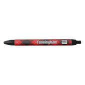 Clan Cunningham Tartan Zwarte Inkt Pen (Voorkant)