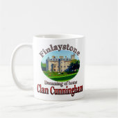 Clan Cunningham Thuis Dromen van Finlaystone Koffiemok (Links)