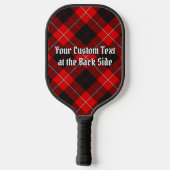 Clan Cunningham Wapen over Tartan Pickleball Paddle (Achterkant)