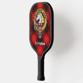 Clan Cunningham Wapen over Tartan Pickleball Paddle (Links)