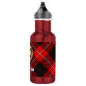 Clan Cunningham Wapen over Tartan Waterfles (Rechts)