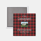Clan Cunningham's Old Finlaystone Coffee Co. Magneet (Voorkant / Achterkant)