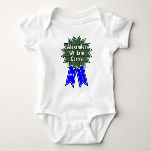 Clan Currie #1 Award Blue Ribbon Romper