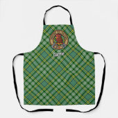 Clan Currie Hanenkam Crest op tartan Schort (Voorkant)