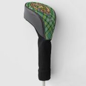 Clan Currie Lion Crest over Tartan Golfheadcover (Schuin)