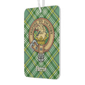 Clan Currie Lion Crest over Tartan Luchtverfrisser (Links)