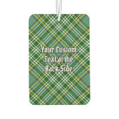 Clan Currie Lion Crest over Tartan Luchtverfrisser (Achterkant)