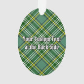 Clan Currie Lion Crest over Tartan Ornament (achterkant)