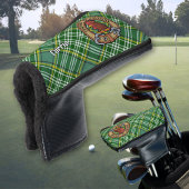 Clan Currie Rooster Crest over Tartan Golf Head Co Golfheadcover