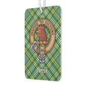 Clan Currie Rooster Crest over Tartan Luchtverfrisser (Links)