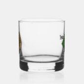 Clan Currie Rooster Crest over Tartan Whisky Glas (Links)