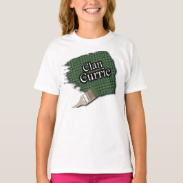 Clan Currie Scottish Tartan Paint Shirt