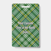 Clan Currie Tartan Badge (Achterkant)