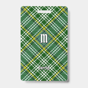 Clan Currie Tartan Badge