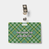 Clan Currie Tartan Badge (Achterkant met clip)
