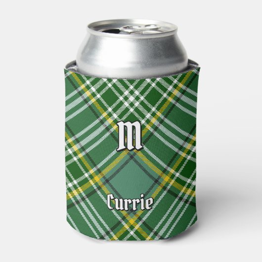 Clan Currie Tartan Blikjeskoeler (Blikje Voorkant)