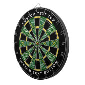 Clan Currie Tartan Dartbord (Voorkant Rechts)