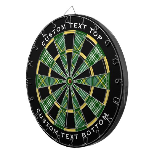 Clan Currie Tartan Dartbord (Voorkant Rechts)