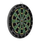 Clan Currie Tartan Dartbord (Voorkant Links)