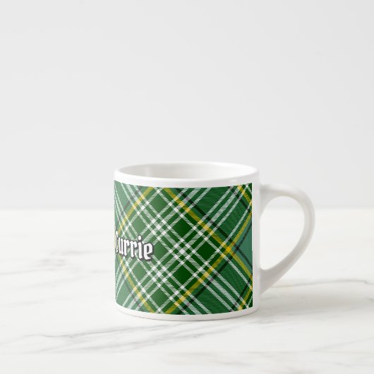 Clan Currie Tartan Espresso Kop (Rechts)