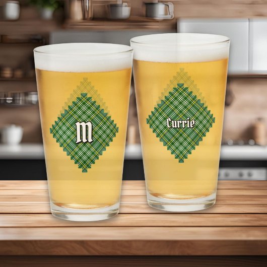 Clan Currie Tartan Glas