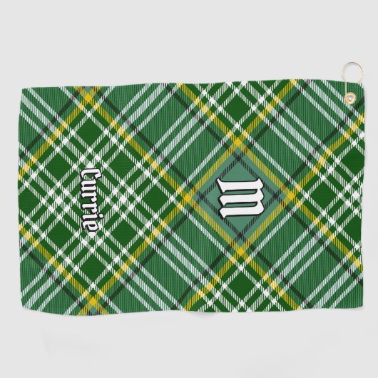 Clan Currie Tartan Golfhanddoek (Horizontaal)