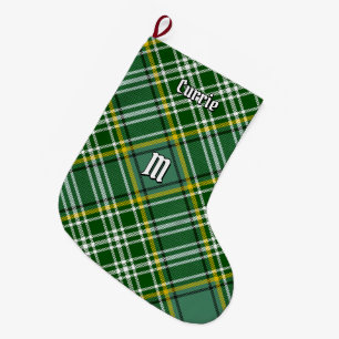 Clan Currie Tartan Grote Kerstsok